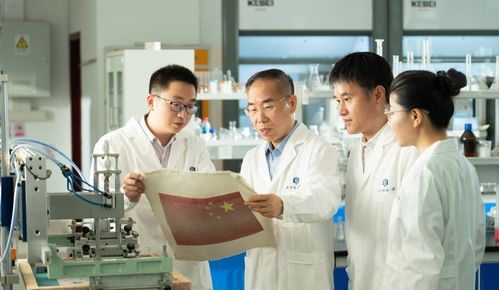 嫦娥六號撐起國旗 月球背面閃耀科技之光——武漢紡織大學(xué)研制“石頭版”五星紅旗側(cè)記